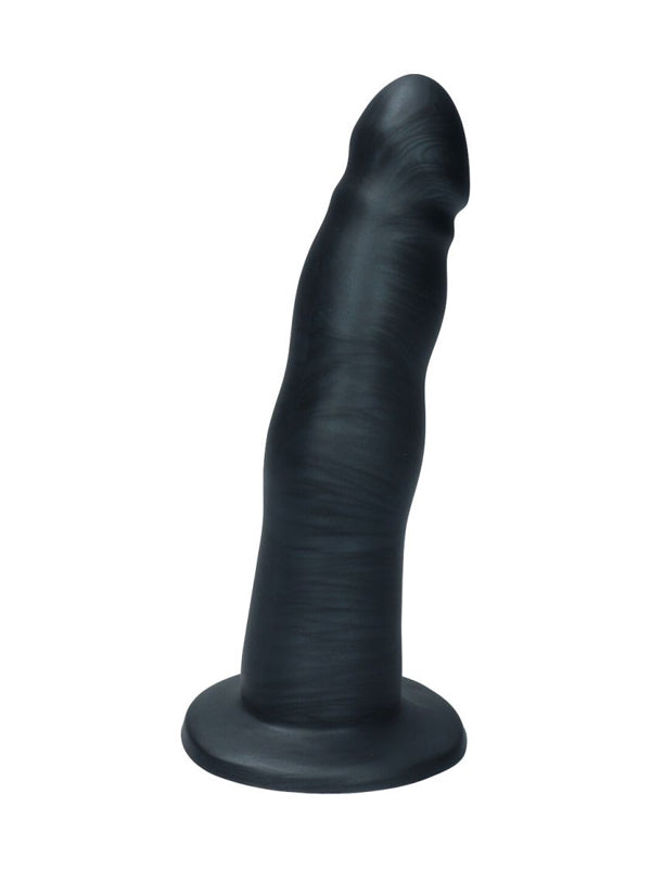Dildo Realist din Silicon cu Ventuză Ylva & Dite Anteros Black Grey