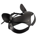 Bad Kitty Cat Mask With Rhinestones Black