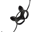 Bad Kitty Cat Mask With Rhinestones Black