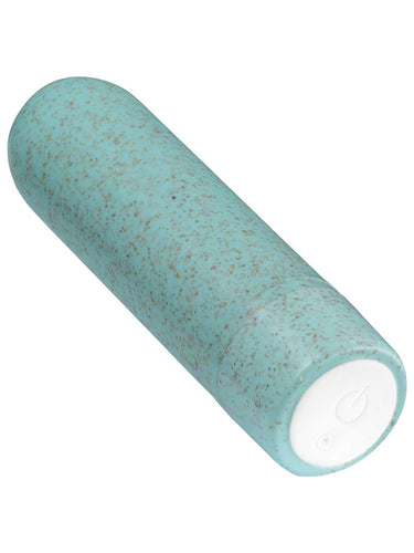 Blush Gaia Eco Bullet Rechargeable Biodegradable Vibrator Blue