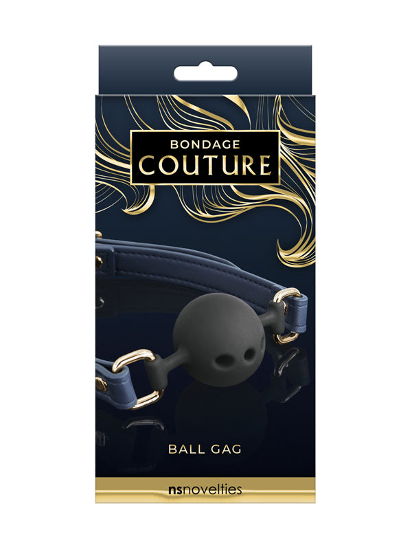 Căluș Ajustabil cu Bilă din Silicon Ns Novelties Bondage Couture
