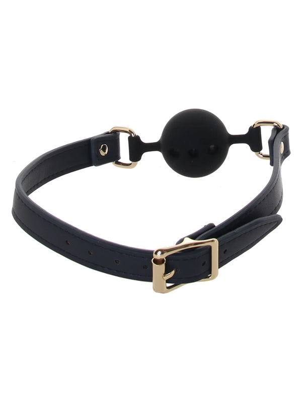 Căluș Ajustabil cu Bilă din Silicon Ns Novelties Bondage Couture