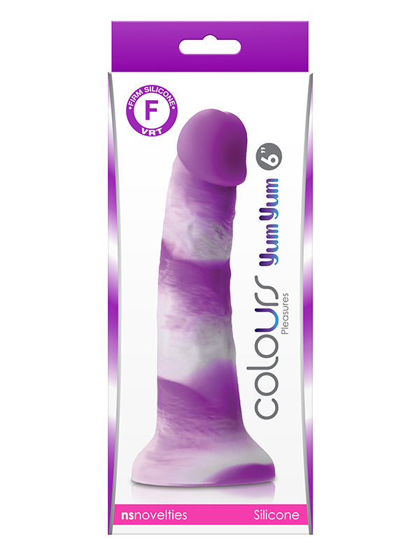Dildo din Silicon cu Ventuza NS Novelties Colours Pleasures Yum Yum 6 Inch