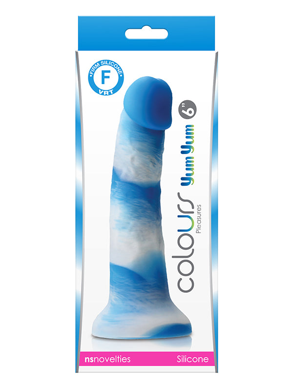Dildo din Silicon cu Ventuza NS Novelties Colours Pleasures Yum Yum 6 Inch