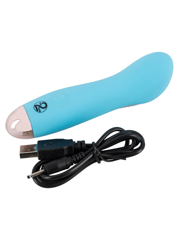 Mini Vibrator G-Spot Impermeabil din Silicon You2Toys Cuties Blue