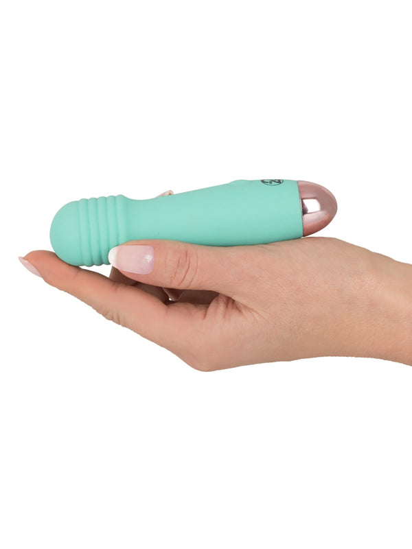 Mini Vibrator Impermeabil din Silicon You2Toys Cuties Green Wand