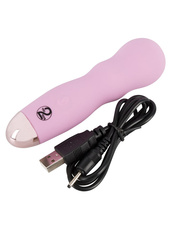 Mini Vibrator Impermeabil din Silicon You2Toys Cuties Pink