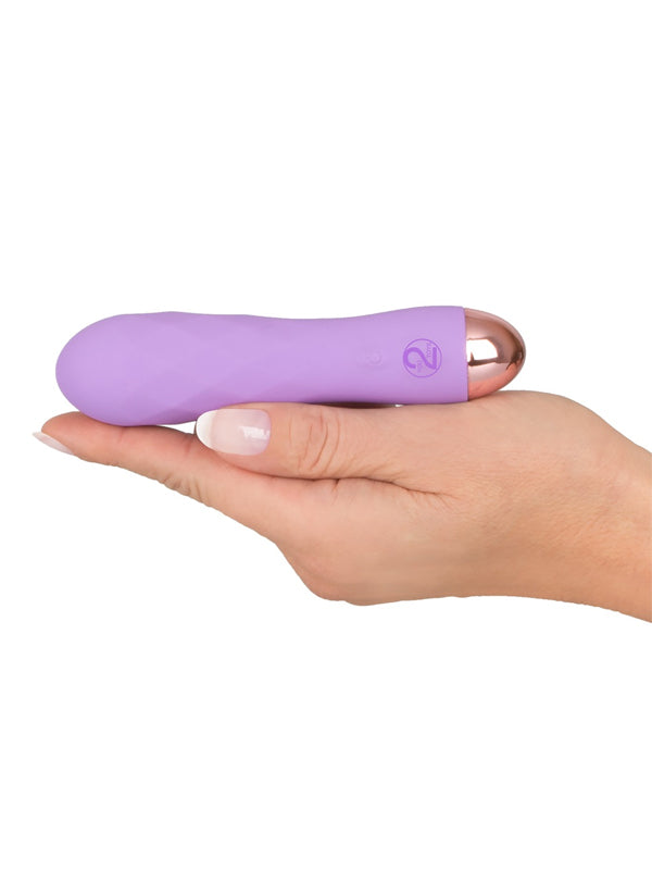 Mini Vibrator Impermeabil din Silicon You2Toys Cuties Diamond Purple