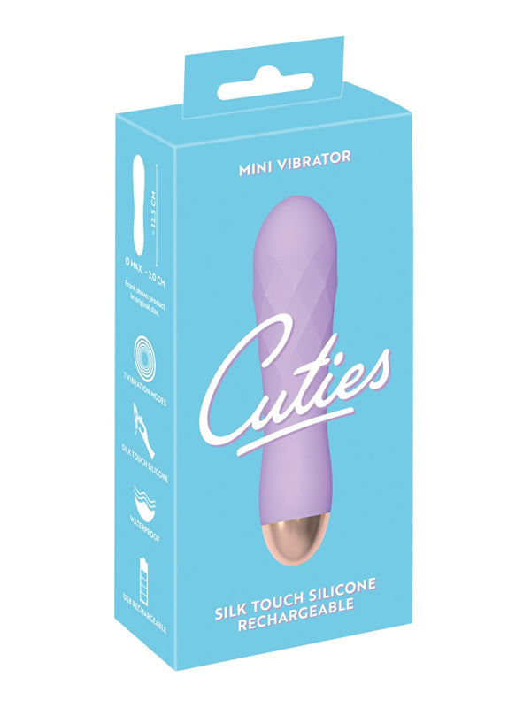 Mini Vibrator Impermeabil din Silicon You2Toys Cuties Diamond Purple