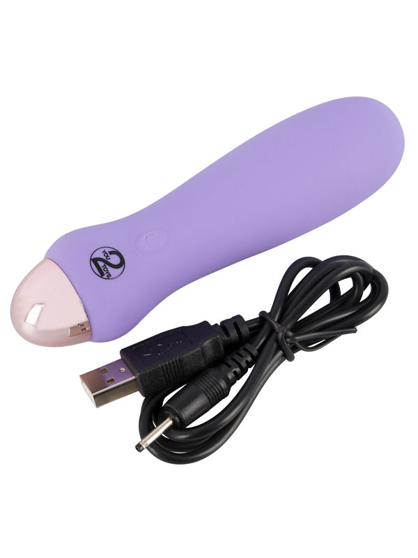Mini Vibrator Impermeabil din Silicon You2Toys Cuties Purple