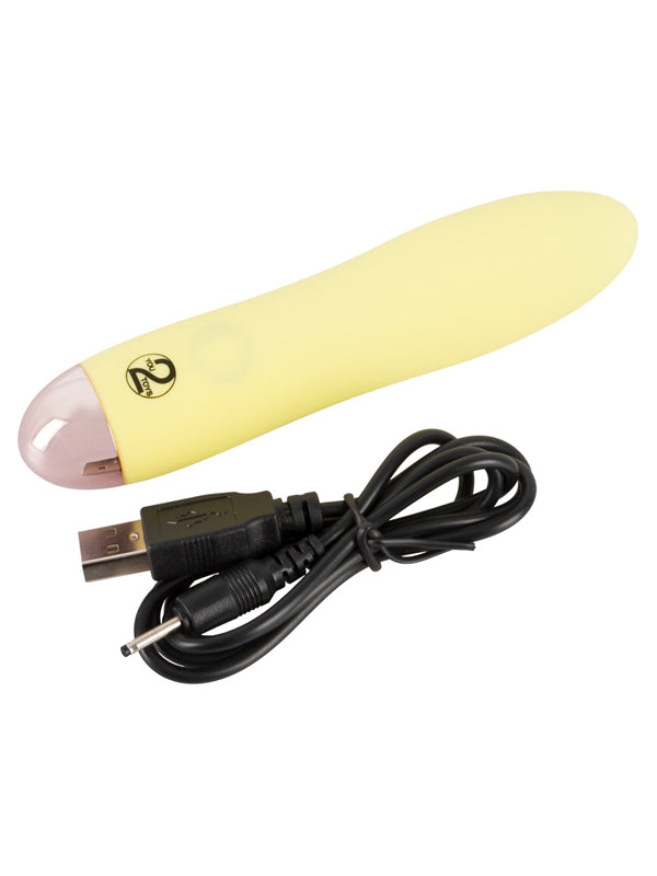 Mini Vibrator Impermeabil din Silicon You2Toys Cuties Yellow Mini