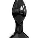 Icicles Diamond Glass Butt Plug Black