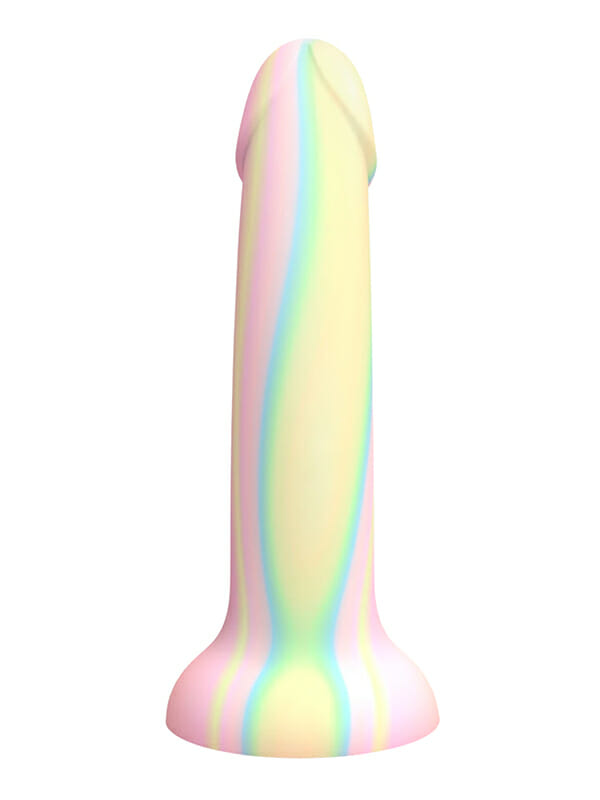 Dildo din Silicon cu Ventuză Love to Love Dildolls Fantasia Glow in the Dark
