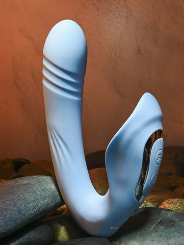 Gender X Tap & Thrust Dual Stimulation Thrusting Vibrator