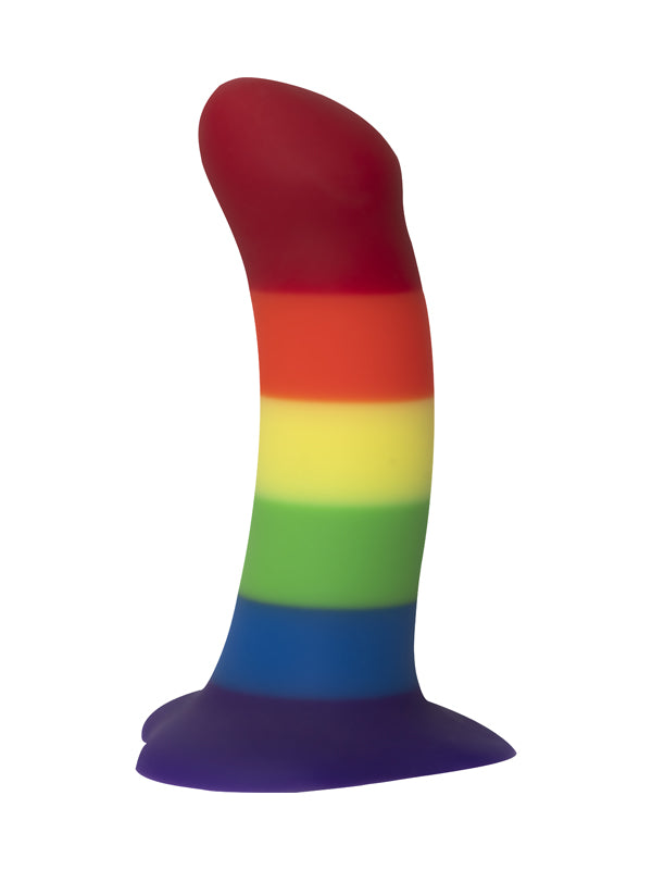 Fun Factory Amor Limited Pride Edition Rainbow Silicone Dildo 14.6 cm