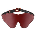 Liebe Seele Wine Red Leather Blindfold