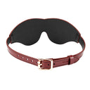 Liebe Seele Wine Red Leather Blindfold
