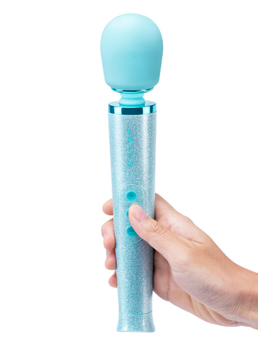 Le Wand Petite All That Glimmers Body Massager Blue