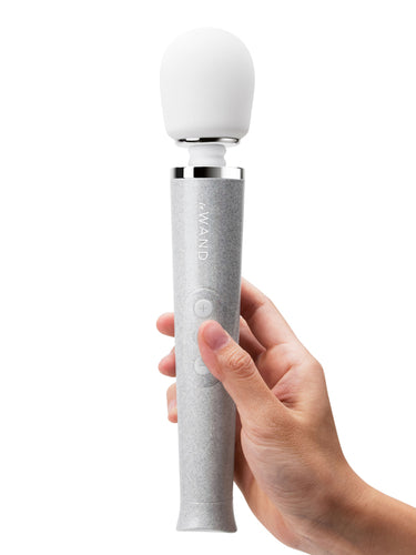 Le Wand Petite All That Glimmers Body Massager White