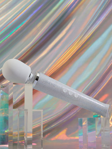 Le Wand Petite All That Glimmers Body Massager White
