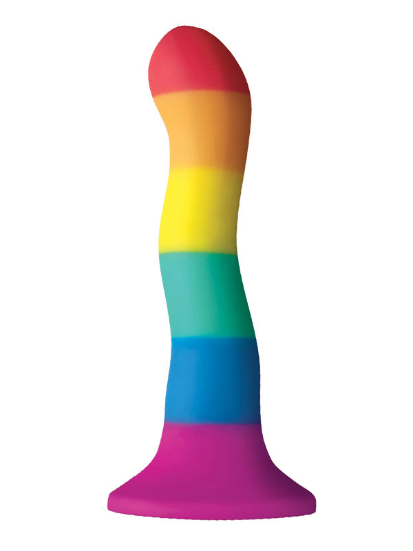 Dildo din Silicon cu Ventuză NS Novelties Colours Pride Edition Wave