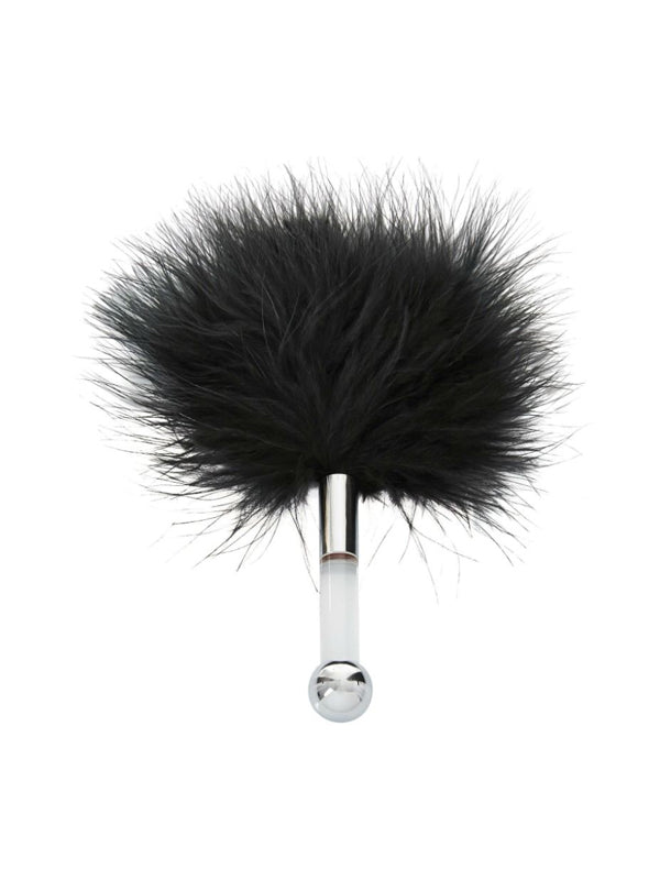 Gâdilator cu Pene Negre Sportsheets Body Tickler