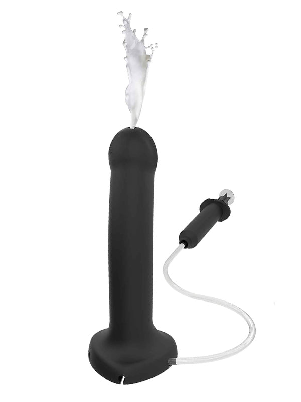 Dildo din Silicon cu Ejaculare și Ventuză Strap-On-Me Cum Large