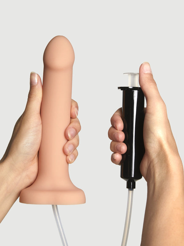 Dildo din Silicon cu Ejaculare și Ventuză Strap-On-Me Cum Large