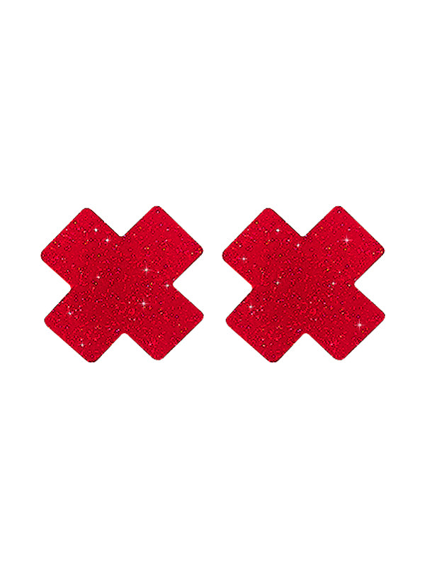 Accesorii Adezive pentru Sfarcuri Taboom Shiny Cross Pasties