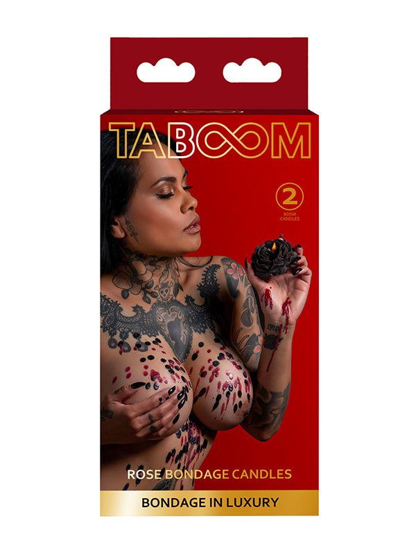 Set de 2 Lumânări Senzoriale Taboom BDSM Rose Drip