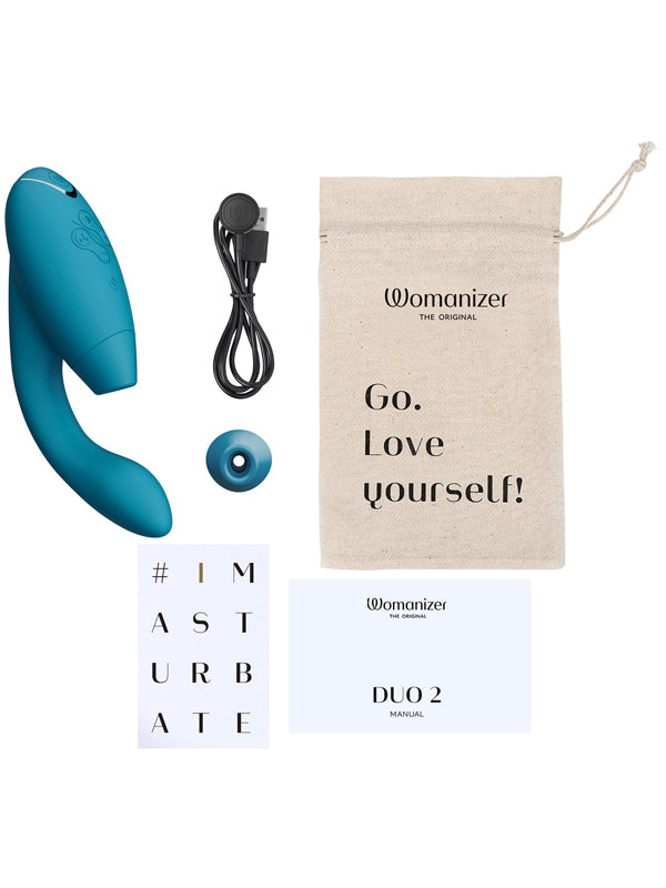 Stimulator Clitoridian si G-Spot Womanizer Duo 2 Pleasure Air