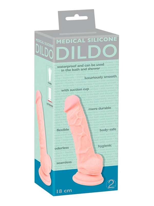 Dildo Realist din Silicon cu Ventuză You2Toys Medical 18 cm