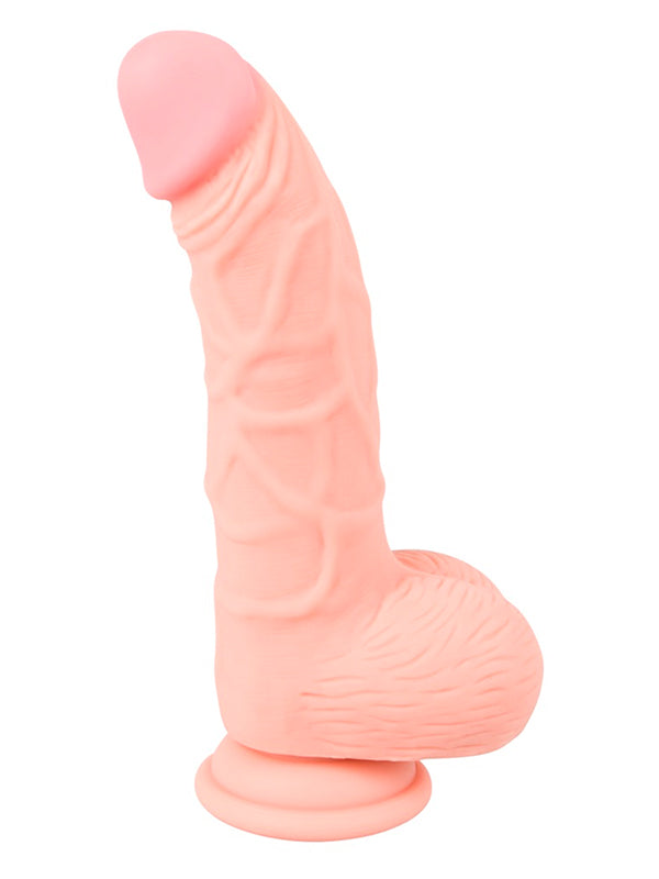 Dildo Realist Curbat din Silicon cu Ventuză You2Toys Medical 20 cm