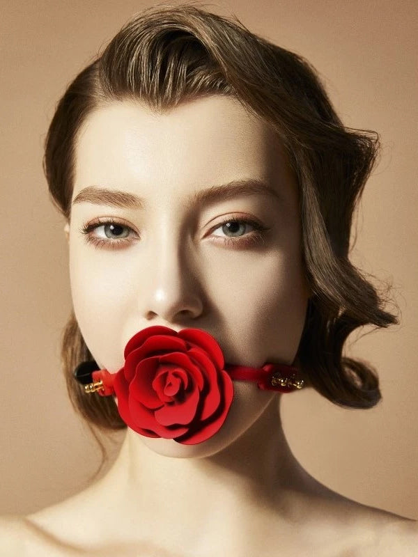 Căluș cu Bilă Trandafir din Silicon ZALO & UPKO Doll Series Rose Ball