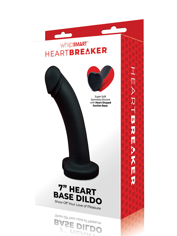 Dildo din Silicon cu Ventuza Whipsmart Heartbreaker 17.78 cm