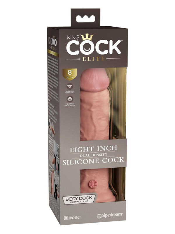 Dildo Pipedream King Cock Elite 8 Inch Dual Density Light 20 cm