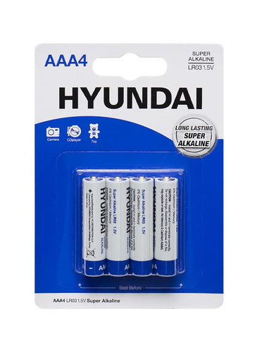 Hyundai 4 AAA Batteries