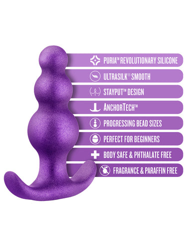 Blush Anal Adventures Matrix Supernova Beaded Butt Plug