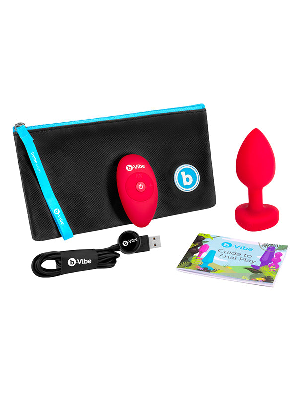DOP ANAL VIBRATOR RED HEART M/L