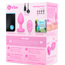 b-Vibe Vibrating Pink Heart Butt Plug – S/M