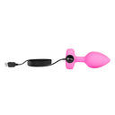 b-Vibe Vibrating Pink Heart Butt Plug – S/M