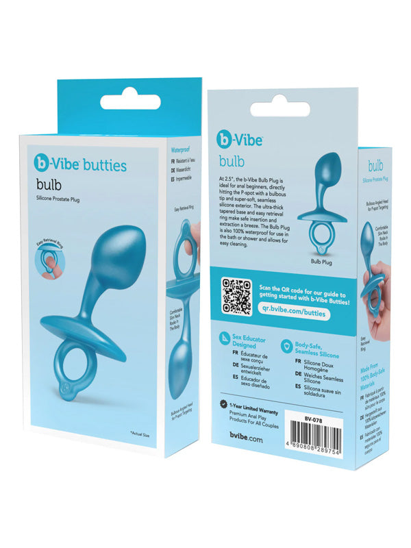 Dop Anal din Silicon b-Vibe Butties Bulb