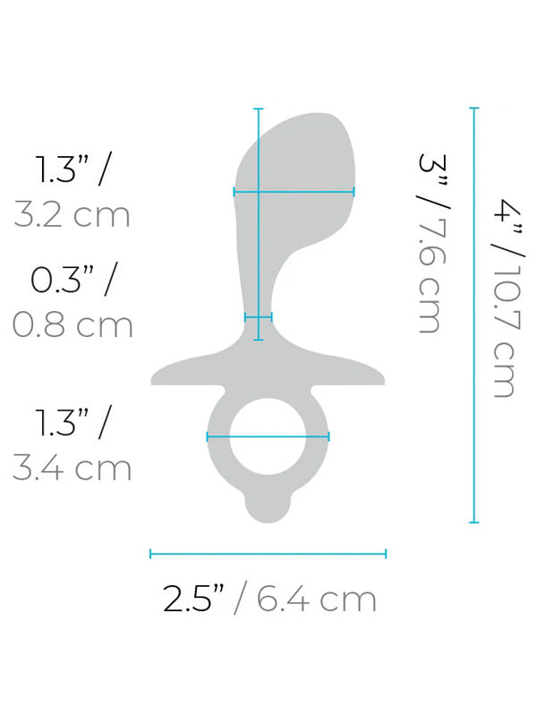 Dop Anal din Silicon b-Vibe Butties Bulb