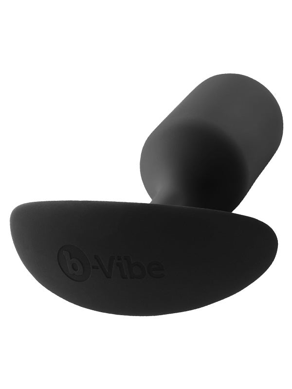 b-Vibe Snug Plug 3 Large Weighted Silicone Butt Plug Black