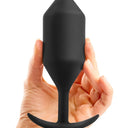 b-Vibe Snug Plug 5 XXL Weighted Silicone Butt Plug Black