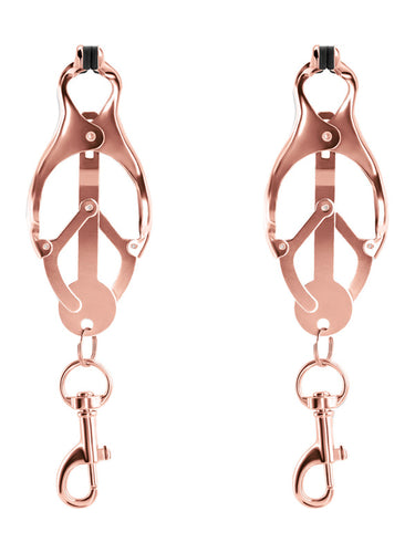 Cleme pentru Sfârcuri NS Novelties Bound C3 Butterfly Rose Gold