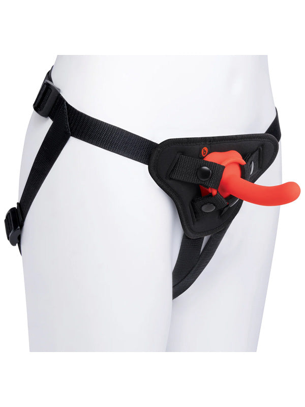 Set Ham Strap-On cu Dildo Peg 12 cm b-Vibe Beginners