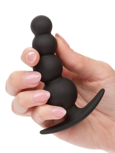 Dop Anal cu Bile din Silicon CalExotics Boundless