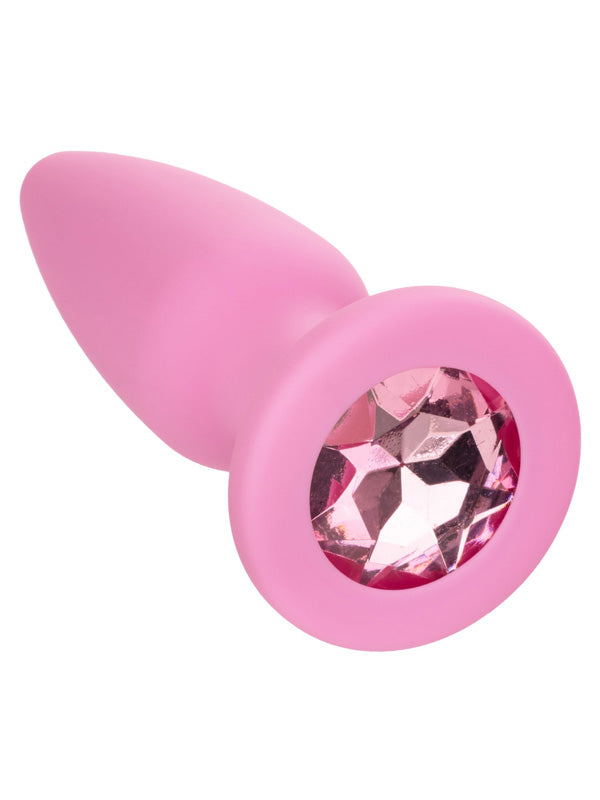 CalExotics Crystal Booty 3-Piece Butt Plug Set Pink