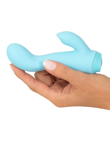 Vibrator din Silicon You2Toys Cuties Blue Mini Rabbit